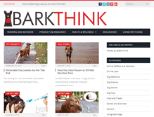 Tablet Screenshot of barkthink.com